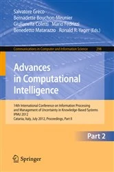 Book cover of Advances in Computational Intelligence, Part II by Salvatore Greco