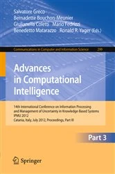 Book cover of Advances in Computational Intelligence, Part III by Salvatore Greco