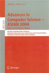 Book cover of Advances in Computer Science - ASIAN 2004, Higher Level Decision Making by Michael J. Maher