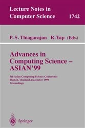 Book cover of Advances in Computing Science - ASIAN'99 by P.S. Thiagarajan