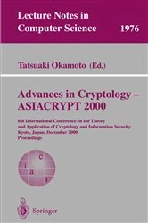 Book cover of Advances in Cryptology - ASIACRYPT 2000 by Tatsuaki Okamoto