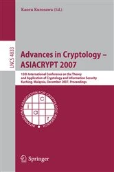 Book cover of Advances in Cryptology – ASIACRYPT 2007 by Kaoru Kurosawa