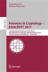 Book cover of Advances in Cryptology -- ASIACRYPT 2011 by Dong Hoon Lee