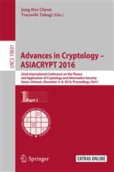 Book cover of Advances in Cryptology – ASIACRYPT 2016 by Jung Hee Cheon