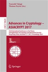 Book cover of Advances in Cryptology – ASIACRYPT 2017 by Tsuyoshi Takagi
