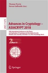 Book cover of Advances in Cryptology – ASIACRYPT 2018 by Thomas Peyrin