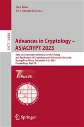 Book cover of Advances in Cryptology – ASIACRYPT 2023 by Jian Guo