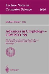 Book cover of Advances in Cryptology - CRYPTO '99 by Michael Wiener