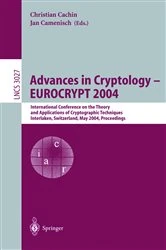 Book cover of Advances in Cryptology – EUROCRYPT 2004 by Christian Cachin