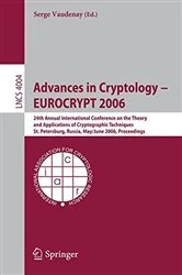Book cover of Advances in Cryptology – EUROCRYPT 2006 by Serge Vaudenay