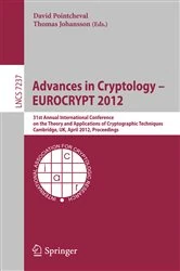 Book cover of Advances in Cryptology – EUROCRYPT 2012 by David Pointcheval