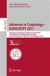 Book cover of Advances in Cryptology – EUROCRYPT 2017 by Jean-Sébastien Coron