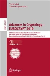 Book cover of Advances in Cryptology – EUROCRYPT 2019 by Yuval Ishai