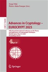 Book cover of Advances in Cryptology – EUROCRYPT 2025 by Serge Fehr