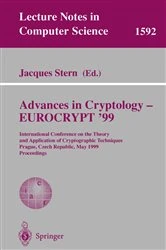 Book cover of Advances in Cryptology – EUROCRYPT '99 by Jacques Stern