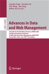 Book cover of Advances in Data and Web Management by Guozhu Dong