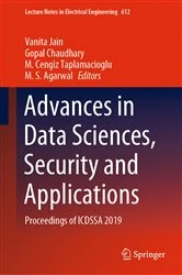 Book cover of Advances in Data Sciences, Security and Applications by Vanita Jain