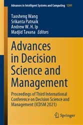 Book cover of Advances in Decision Science and Management by Taosheng Wang