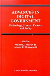 Book cover of Advances in Digital Government by William J. McIver Jr.