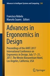 Book cover of Advances in Ergonomics in Design by Francisco Rebelo