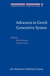 Book cover of Advances in Greek Generative Syntax by Unknown