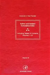 Book cover of Advances in Heat Transfer by Thomas F. Irvine