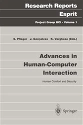 Book cover of Advances in Human-Computer Interaction by Silvia Pfleger