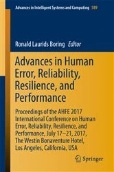 Book cover of Advances in Human Error, Reliability, Resilience, and Performance by Ronald Laurids Boring