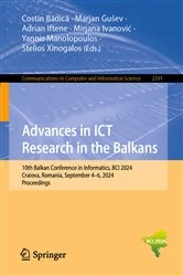 Book cover of Advances in ICT Research in the Balkans by Costin Bădică