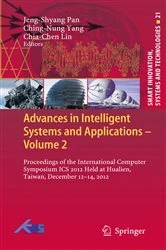 Book cover of Advances in Intelligent Systems and Applications - Volume 2 by Jeng-Shyang Pan