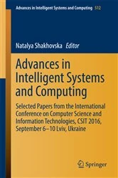 Book cover of Advances in Intelligent Systems and Computing by Natalya Shakhovska