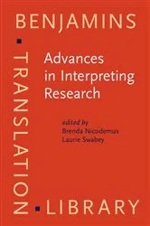 Book cover of Advances in Interpreting Research by Brenda Nicodemus