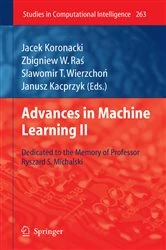 Book cover of Advances in Machine Learning II by Jacek Koronacki