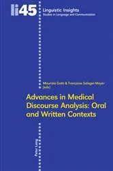 Book cover of Advances in Medical Discourse Analysis: Oral and Written Contexts by Unknown