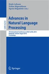 Book cover of Advances in Natural Language Processing by Hrafn Loftsson