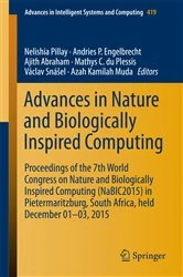 Book cover of Advances in Nature and Biologically Inspired Computing by Nelishia Pillay