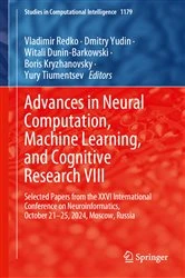 Book cover of Advances in Neural Computation, Machine Learning, and Cognitive Research VIII by Vladimir Redko