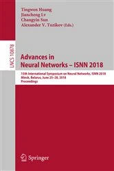 Book cover of Advances in Neural Networks – ISNN 2018 by Tingwen Huang