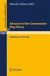 Book cover of Advances in Non-Commutative Ring Theory by Unknown
