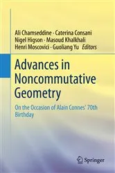 Book cover of Advances in Noncommutative Geometry by Ali Chamseddine