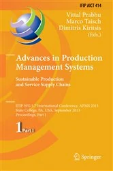 Book cover of Advances in Production Management Systems. Sustainable Production and Service Supply Chains by Vittal Prabhu