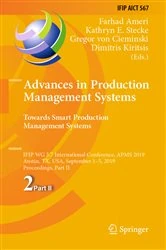 Book cover of Advances in Production Management Systems. Towards Smart Production Management Systems by Farhad Ameri