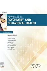 Book cover of Advances in Psychiatry and Behavioral Health, E-Book 2022 by Prabhakar M.D., M.P.H., Deepak