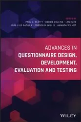Book cover of Advances in Questionnaire Design, Development, Evaluation and Testing by Paul C. Beatty