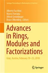 Book cover of Advances in Rings, Modules and Factorizations by Alberto Facchini
