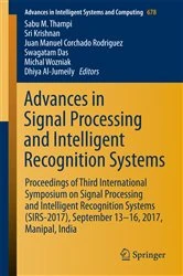 Book cover of Advances in Signal Processing and Intelligent Recognition Systems by Sabu M. Thampi