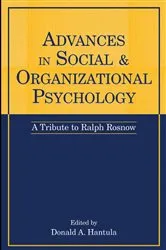 Book cover of Advances in Social and Organizational Psychology by Donald A. Hantula