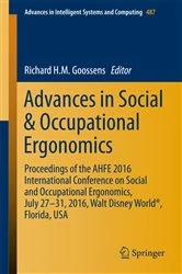 Book cover of Advances in Social & Occupational Ergonomics by Richard H.M. Goossens