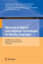 Book cover of Advances in Speech and Language Technologies for Iberian Languages by Doroteo T. Toledano