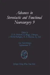 Book cover of Advances in Stereotactic and Functional Neurosurgery 9 by Edward R. Hitchcock